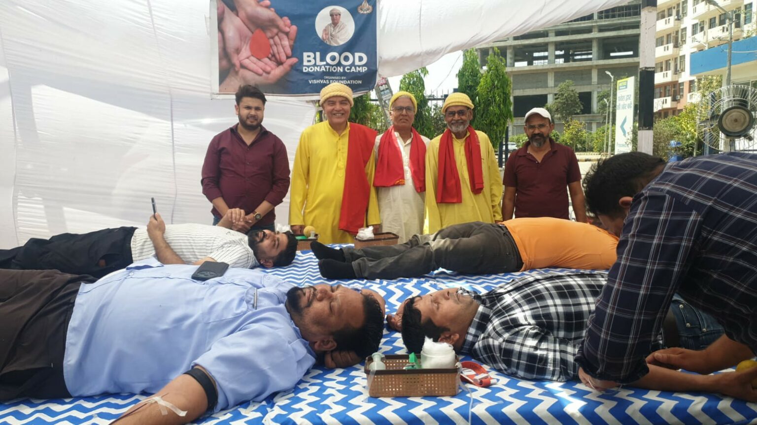 जीरकपुर में हुआ 45 यूनिट्स रक्त एकत्र blood collected