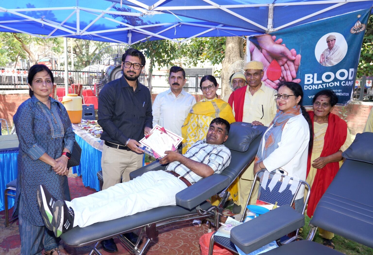 पशुपालन और मत्स्य पालन विभाग सेक्टर 22चंडीगढ़ में हुआ 65 यूनिट्स रक्त एकत्र Animal Husbandry and Fisheries Department