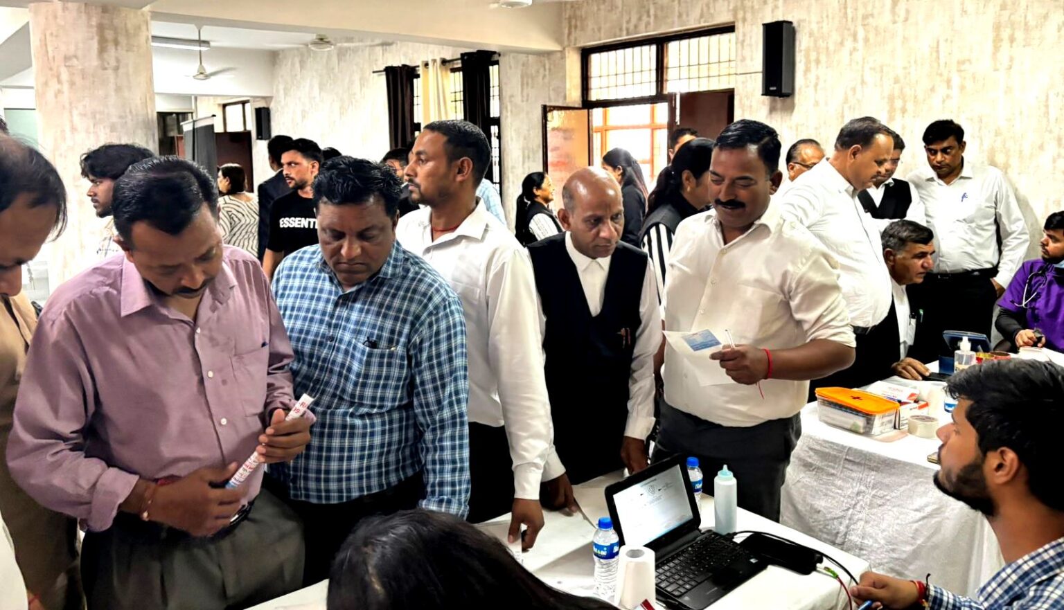 पार्क ग्रेशियन द्वारा हॉस्पिटल कोर्ट में मेगा हेल्थ चेकअप कैंप का आयोजन Hospital Court