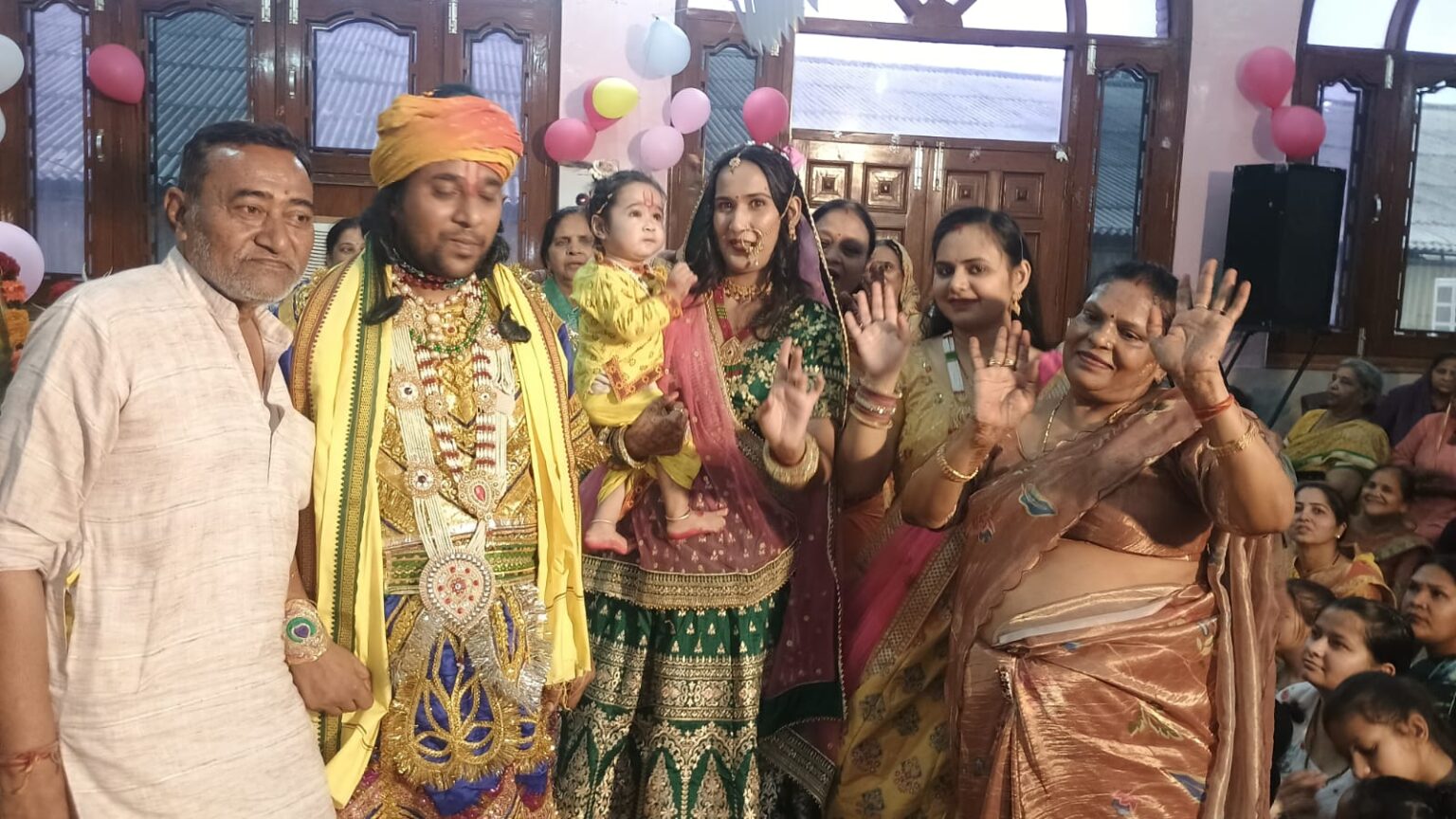 श्रीमद् भागवत कथा में कृष्ण जन्मोत्सव मनाया गया Krishna Janmotsav