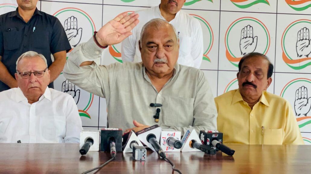 भाखड़ा डैम से पंजाब पुलिस को हटाकर, तैनात की जाए सेंट्रल फोर्स : हुड्डा Hooda