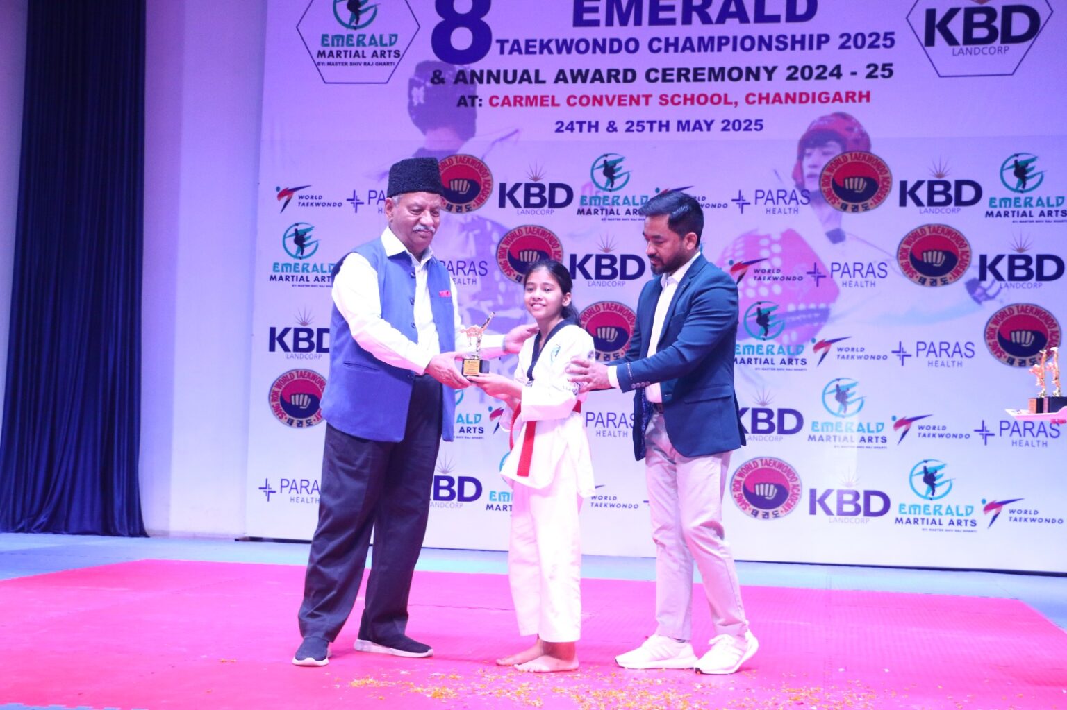 दो दिवसीय 8वीं एमराल्ड ताइक्वांडो चैम्पियनशिप 2025 का भव्य समापन Taekwondo Championship 2025