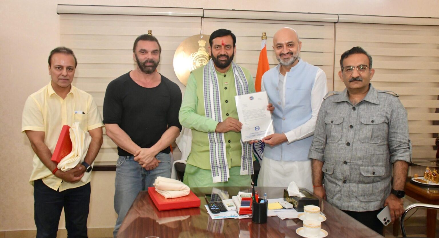 PHDCCI Punjab Chairman Karan Gilhotra Meets Haryana CM Nayab Singh Saini CM Nayab Singh Saini