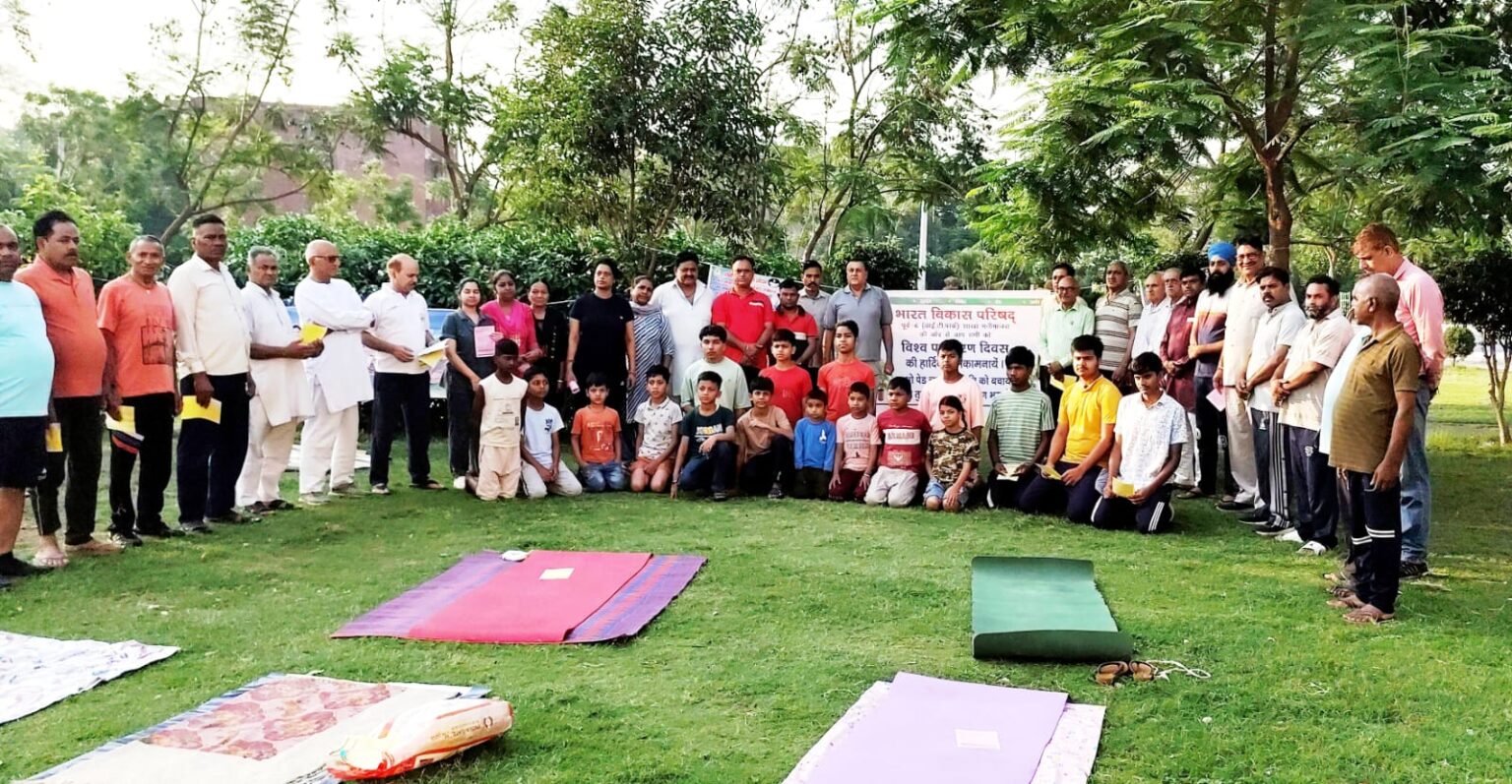 भाविप शाखा, पूर्व-6, मनीमाजरा ने छेड़ा पर्यावरण एवं जल संरक्षण जागरूकता अभियान Bhavip branch- East-6