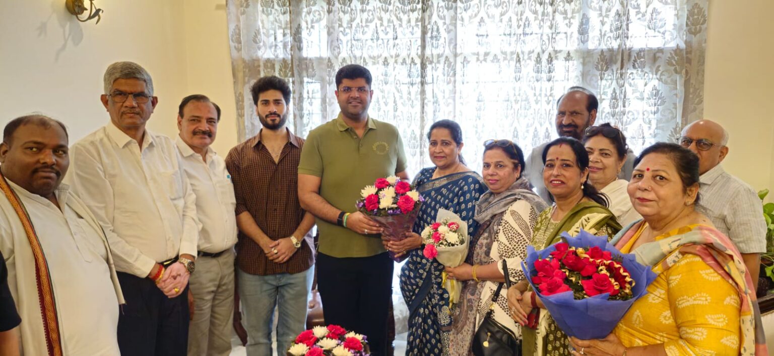 नवनियुक्त पदाधिकारियों ने जजपा राष्ट्रीय वरिष्ठ उपाध्यक्ष दुष्यंत चौटाला का आभार जताया Dushyant Chautala